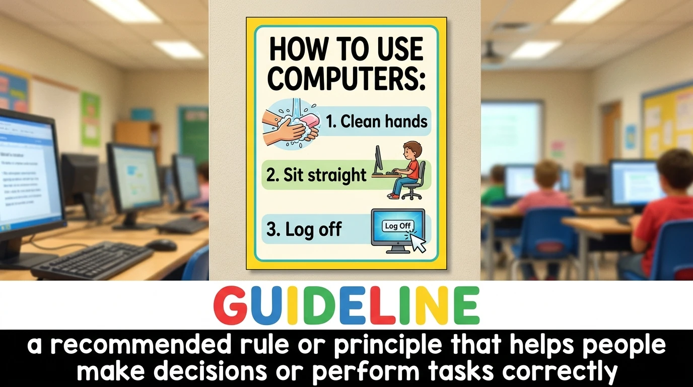 English Illustration for guideline